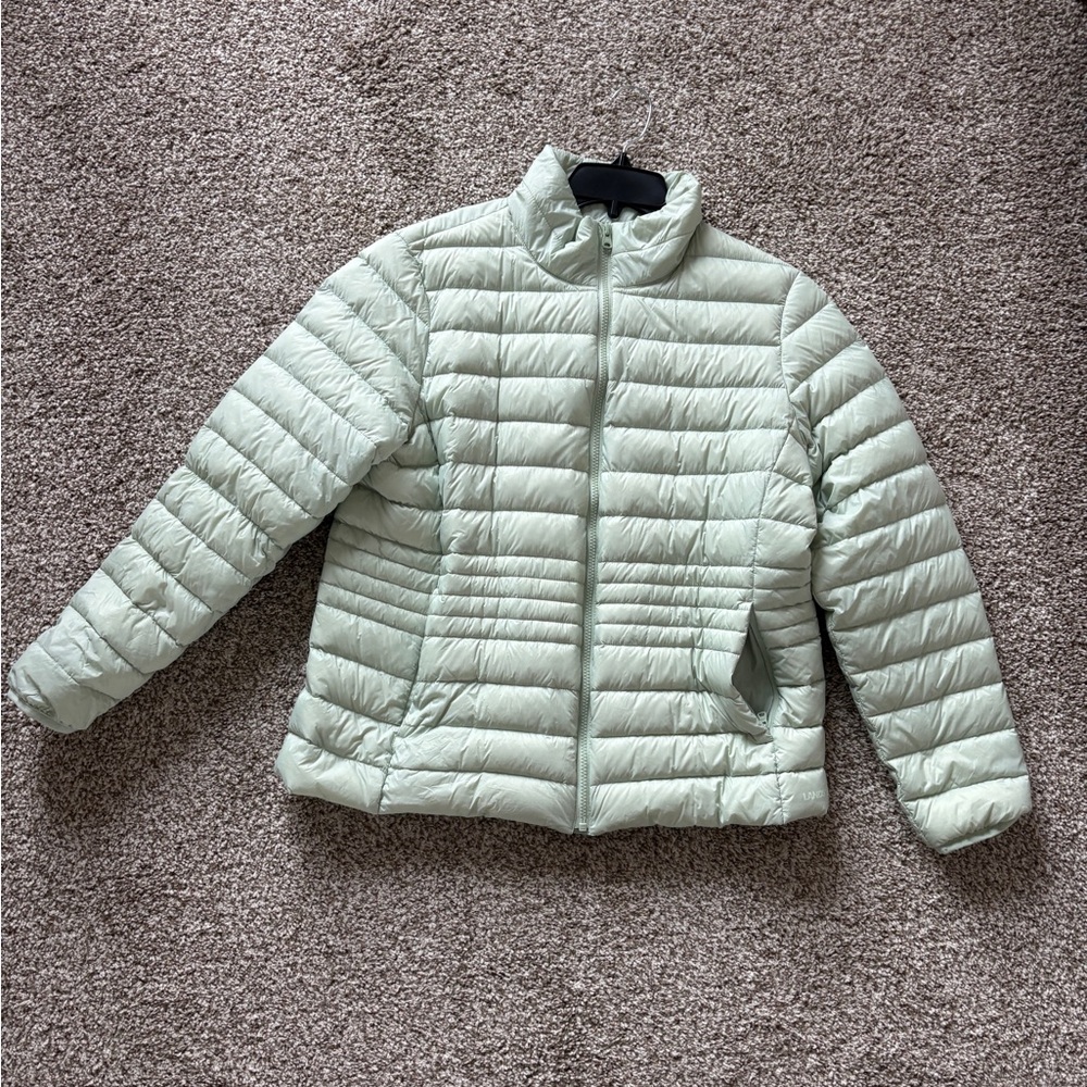 Lands' End Women's Mint Puffer Jacket